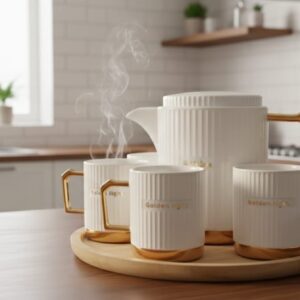 طقم شاي بالصينيه